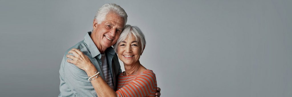 Senior Couple Hugging